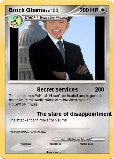 Pokemon Brock Obama