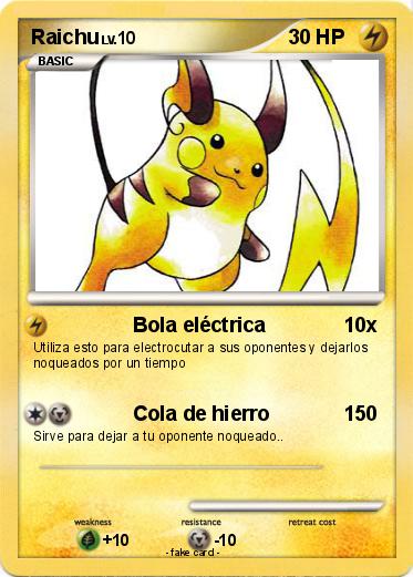Pokemon Raichu