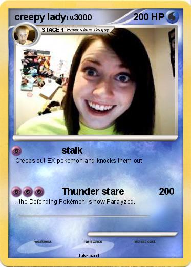 Pokemon creepy lady