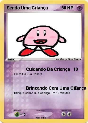 Pokemon Sendo Uma Criança