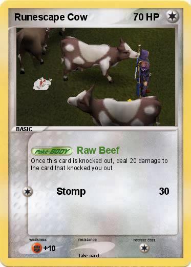 Pokemon Runescape Cow