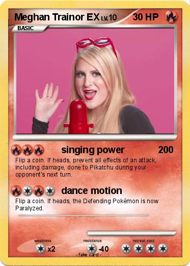 Pokemon Meghan Trainor EX