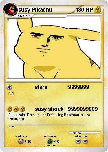 Pokemon susy Pikachu