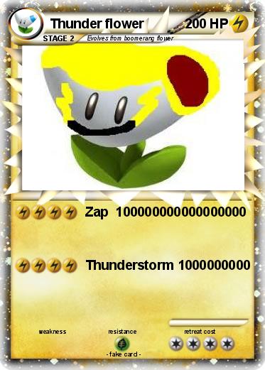 Pokemon Thunder flower