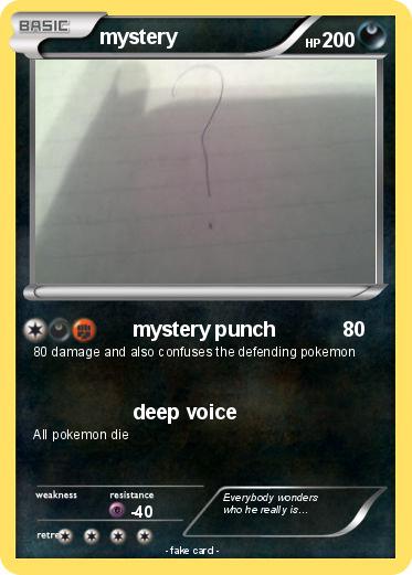 Pokemon mystery