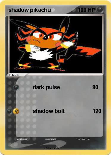 Pokemon shadow pikachu