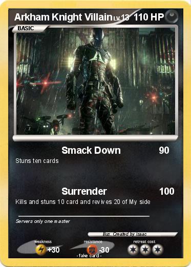 Pokemon Arkham Knight Villain