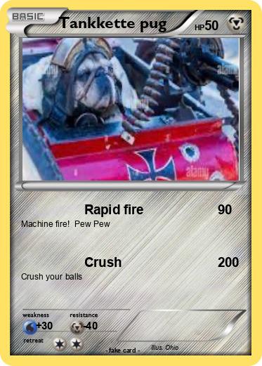 Pokemon Tankkette pug