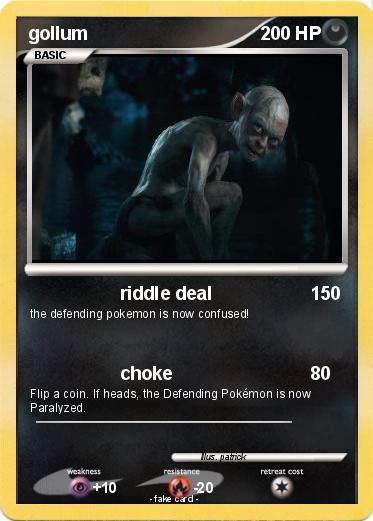 Pokemon gollum