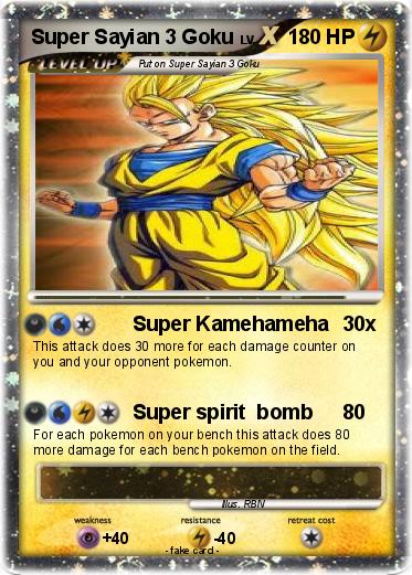 Pokemon Super Sayian 3 Goku