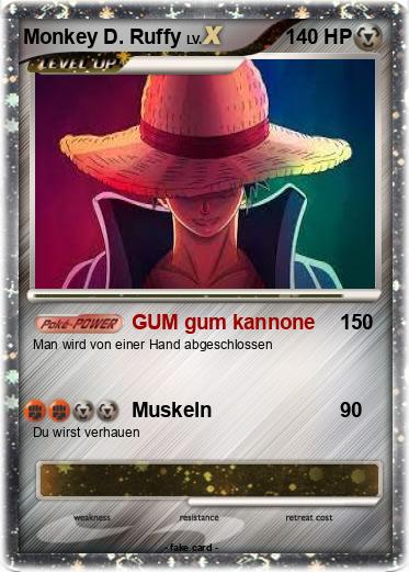 Pokemon Monkey D. Ruffy