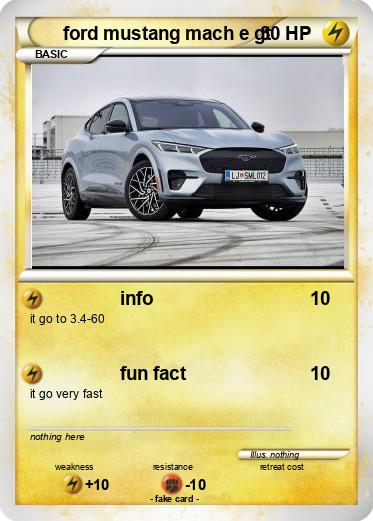 Pokemon ford mustang mach e gt
