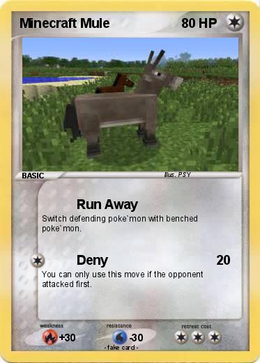 Pokemon Minecraft Mule