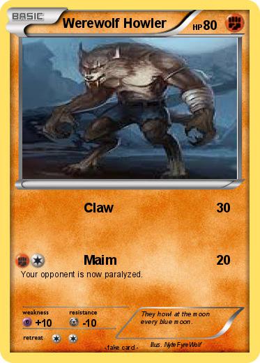 Pokemon Werewolf Howler