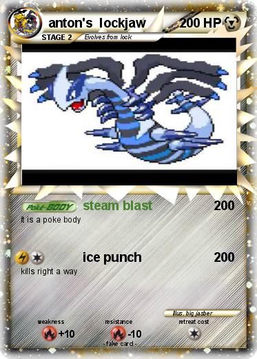 Pokemon anton's  lockjaw