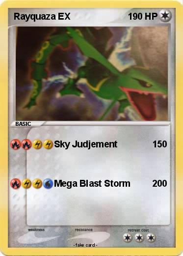 Pokemon Rayquaza EX