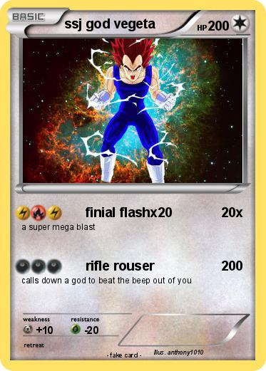 Pokemon ssj god vegeta
