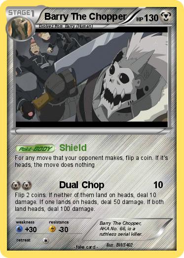 Pokemon Barry The Chopper