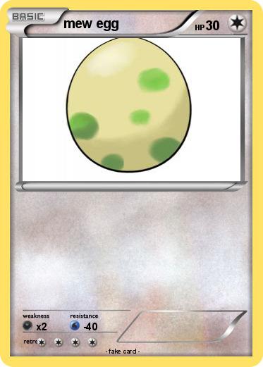 Pokemon mew egg