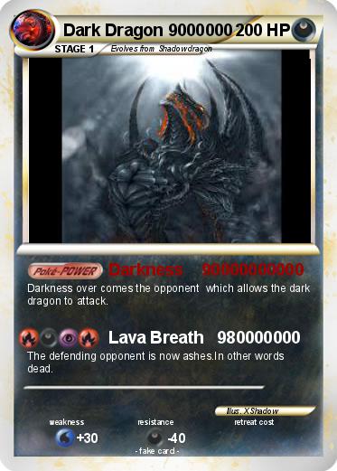 Pokemon Dark Dragon 9000000