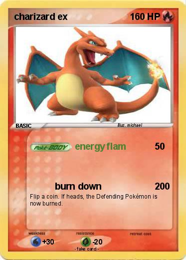 Pokemon charizard ex