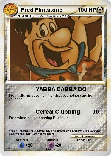 Pokemon Fred Flintstone