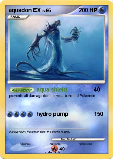 Pokemon aquadon EX