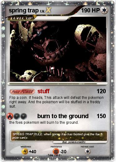 Pokemon spring trap