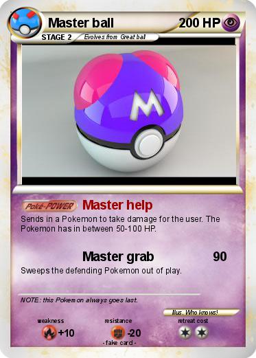 Pokemon Master ball