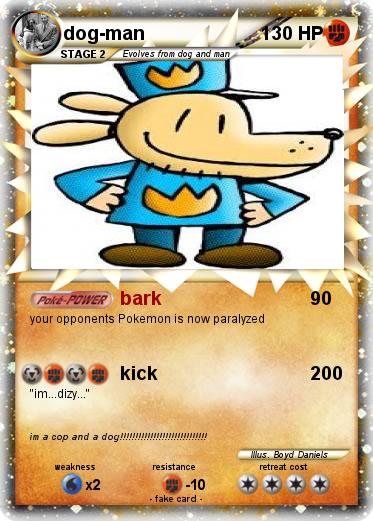 Pokemon dog-man