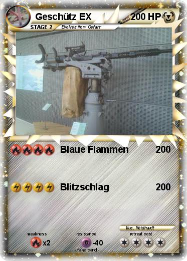 Pokemon Geschütz EX
