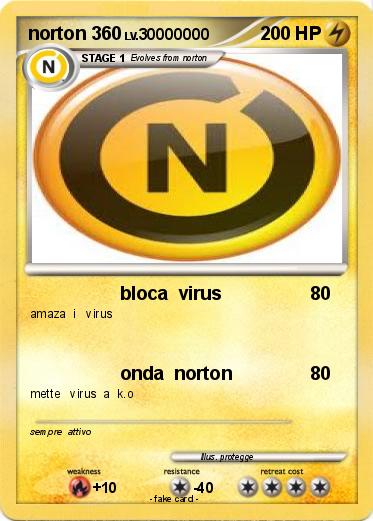 Pokemon norton 360