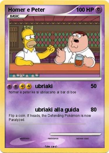 Pokemon Homer e Peter