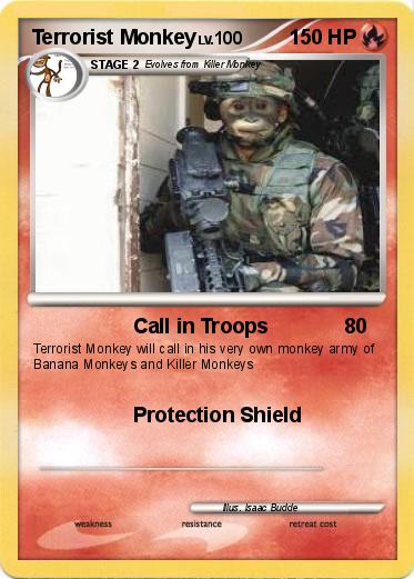 Pokemon Terrorist Monkey