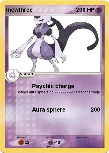 Pokemon mewthree