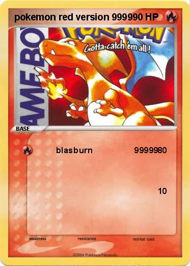 Pokemon pokemon red version 9999