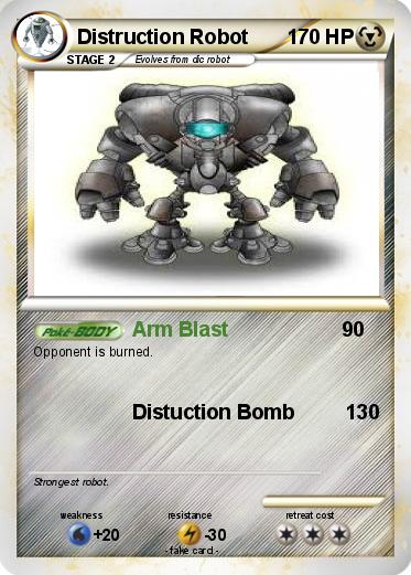 Pokemon Distruction Robot