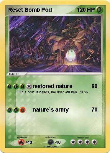 Pokemon Reset Bomb Pod