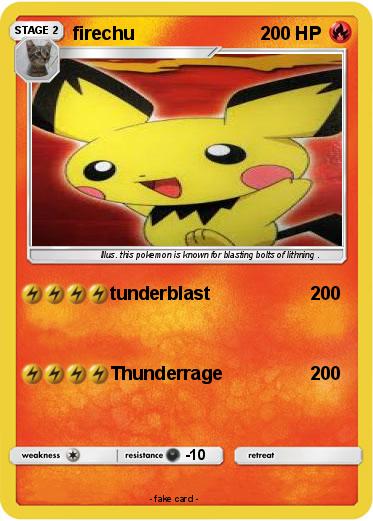 Pokemon firechu