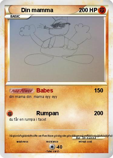 Pokemon Din mamma