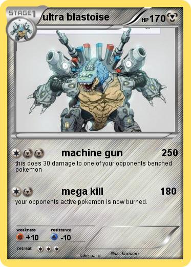 Pokemon ultra blastoise