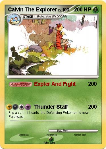 Pokemon Calvin The Explorer