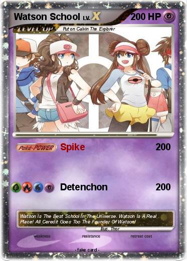 Pokemon Watson School