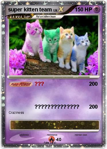 Pokemon super kitten team