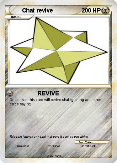 Pokemon Chat revive