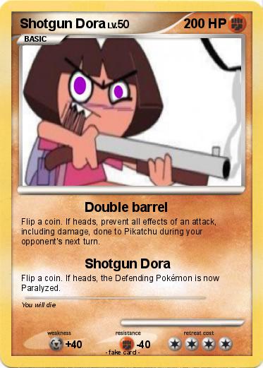 Pokemon Shotgun Dora
