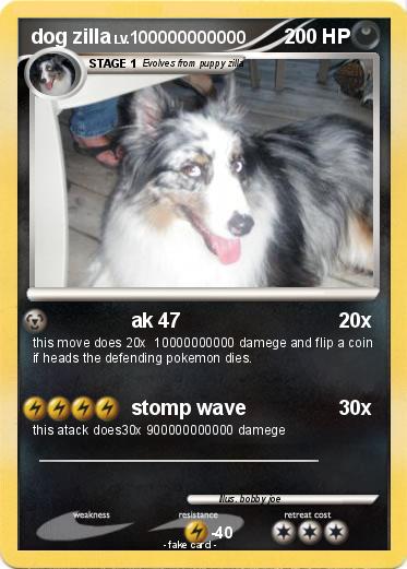 Pokemon dog zilla