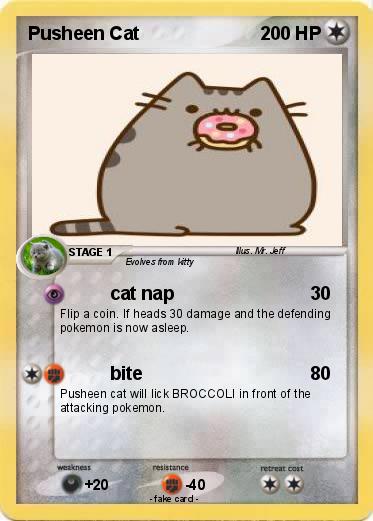Pokemon Pusheen Cat