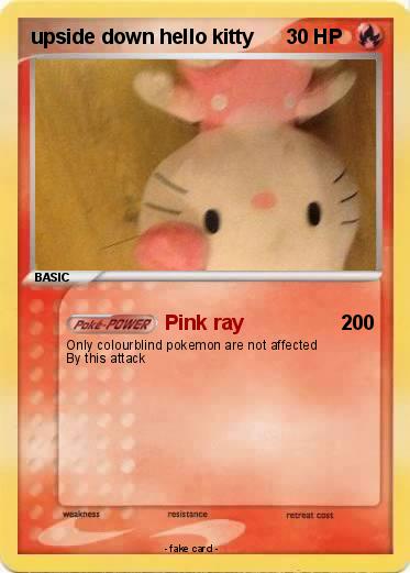 Pokemon upside down hello kitty