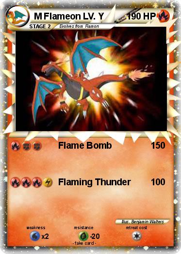 Pokemon M Flameon LV. Y